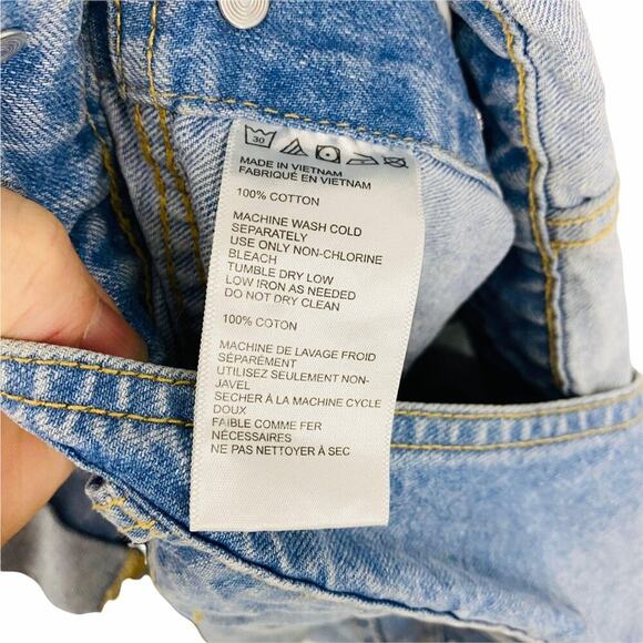 Forever 21 Raw Edge Denim Light Wash Womens 29 - Picture 4 of 5